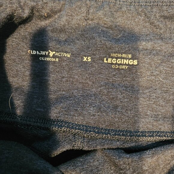 Old Navy marled navy Active Cozecore High-rise Go-Dry leggings - Picture 2 of 6